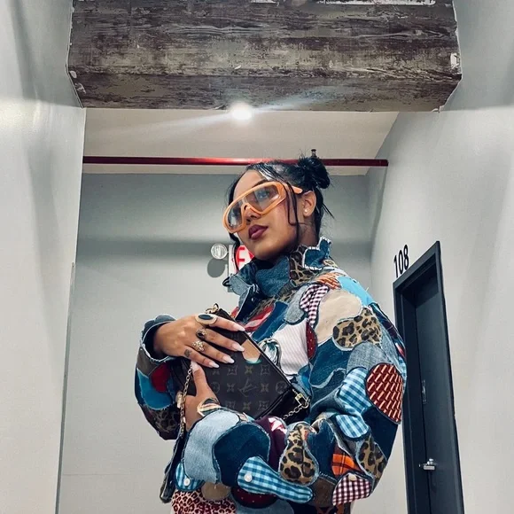 Denim Multipattern Camo Jacket - Picture 8 of 8